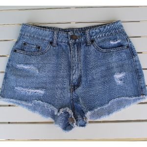 BDG ripped jean shorts